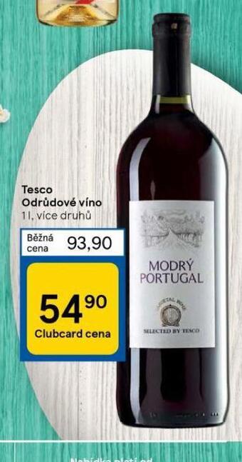 Tesco Tesco odrůdové víno nabídka