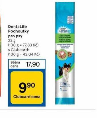 Tesco Dentalife pochoutky pro psy nabídka