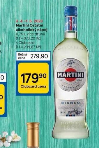 Tesco Martini nabídka