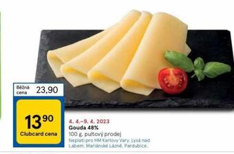 Tesco Gouda 48% nabídka