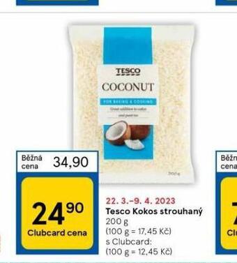 Tesco Tesco kokos strouhaný nabídka