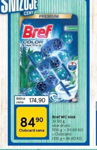 Tesco Bref wc blok nabídka
