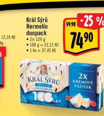 Albert Král sýrů hermelín nabídka