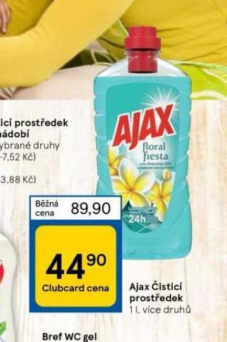 Tesco Ajax čistící prostředek nabídka