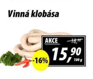 ZEMAN Vinná klobása nabídka