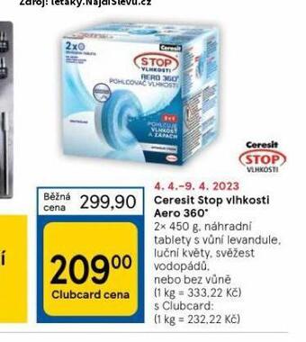 Tesco Ceresit stop vlhkosti aero 360° nabídka
