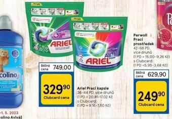 Tesco Ariel prací kapsle nabídka