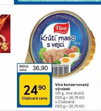 Tesco Viva konzervovaný výrobek nabídka