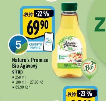 Albert Bio agávový sirup nabídka