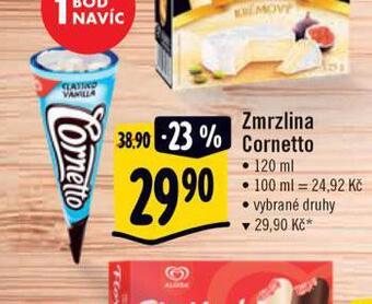 Albert Zmrzlina cornetto nabídka