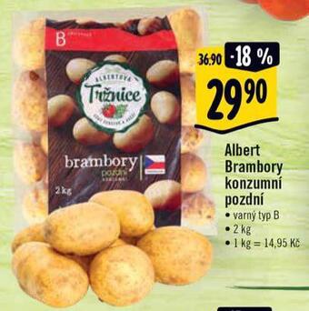 Albert Brambory konzumní pozdní nabídka