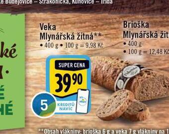 Albert Veka mlynářská žitná nabídka