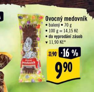 Albert Ovocný medovník nabídka