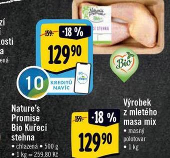 Albert Bio kuřecí stehna nabídka