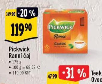Albert Pickwick čaj nabídka