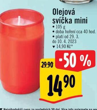 Albert Olejová svíčka nabídka