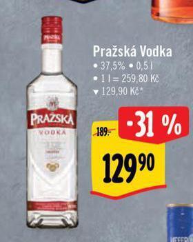 Albert Pražská vodka nabídka