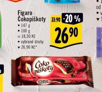 Albert Figaro čokopiškoty nabídka