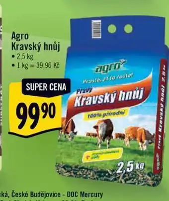 Agro kravský hnůj