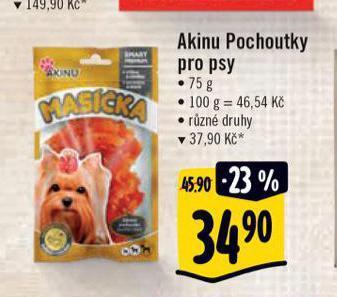 Albert Akinu pochoutky pro psy nabídka