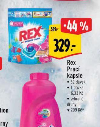 Albert Rex prací kapsle nabídka