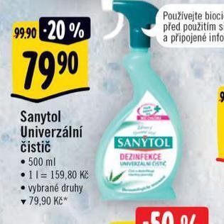 Albert Sanytol univerzální čistič nabídka