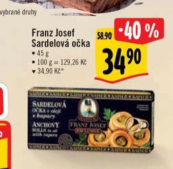 Albert Franz josef sardelová očka nabídka
