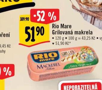 Albert Rio mare grilovaná makrela nabídka