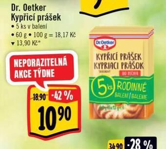 Albert Dr. oetker kypřicí prášek nabídka