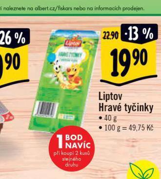 Albert Liptov hravé tyčinky nabídka