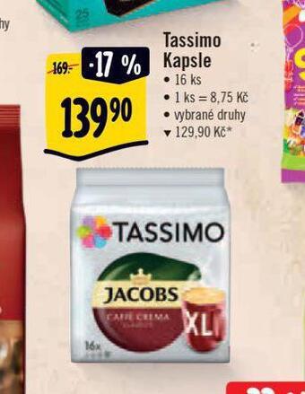 Albert Kávové kapsle tassimo nabídka