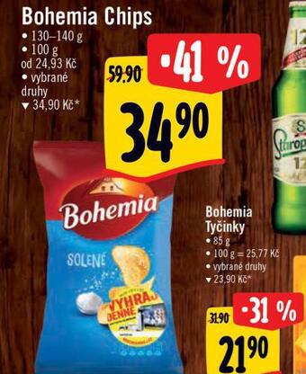 Albert Bohemia chips nabídka