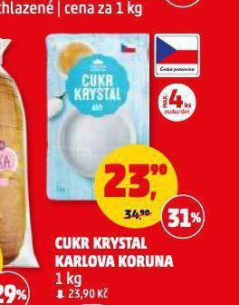 Cukr krystal karlova koruna