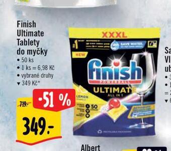 Albert Finish tablety do myčky nabídka