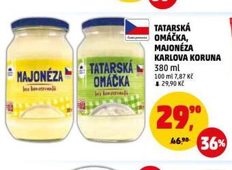 Penny Market Tatarská omáčka karlova koruna nabídka
