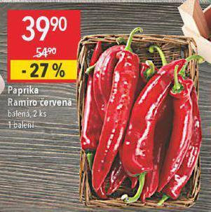 Globus Paprika ramiro červená nabídka