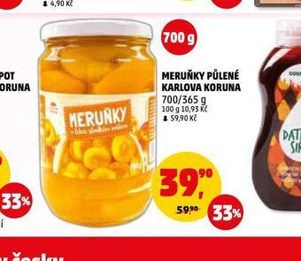 Penny Market Meruňky půlené karlova koruna nabídka