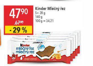 Globus Kinder mléčný řez nabídka