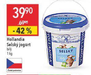 Globus Hollandia selský jogurt nabídka