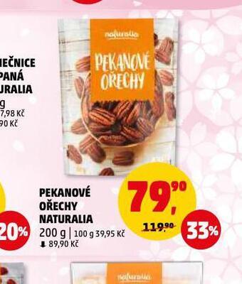 Penny Market Pekanové ořechy naturalia nabídka