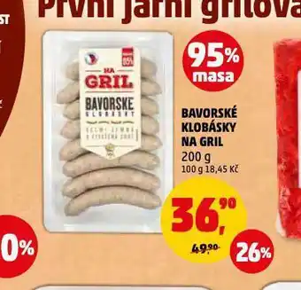 Penny Market Bavorské klobásy na gril nabídka