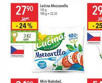 Globus Lučina mozzarella nabídka