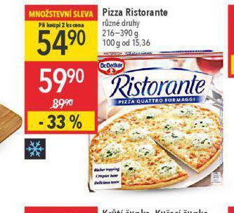 Globus Pizza ristorante nabídka