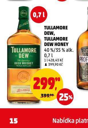 Penny Market Tullamore d.e.w. honey nabídka