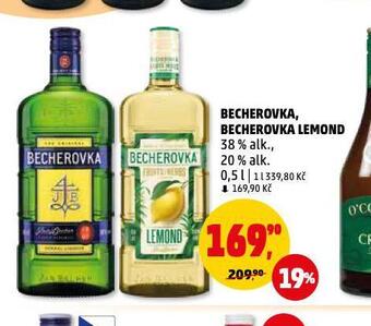Penny Market Becherovka, becherovka lemond nabídka