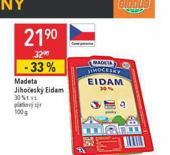 Globus Eidam sýr nabídka