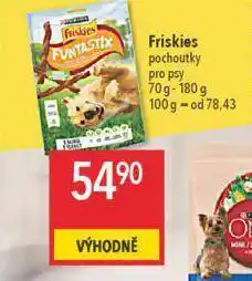 Globus Friskies pochoutky pro psy nabídka
