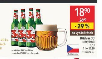 Globus Pivo budvar 33 nabídka