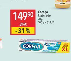 Globus Corega fixační krém na zubní náhrady nabídka