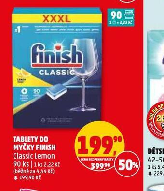 Penny Market Finish tablety do myčky nabídka